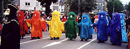 Venetian festival parade, rainbow contingent